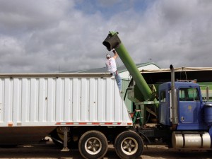 Clayton Andrew fixing the auger camera